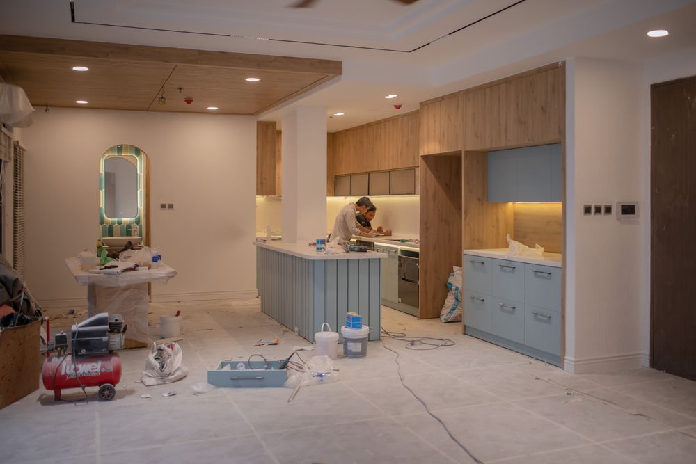 Contemporary bathroom remodel with a double sink vanity